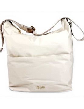 Borsa hobo Breeze Nylon Donna Champagne in Tessuto