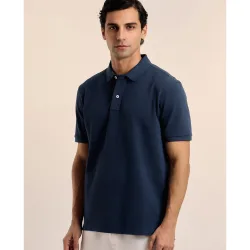 Polo de piqué de hombre corte classic manga corta