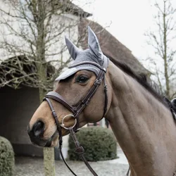 Fliegenhaube WELLINGTON BASIC VELVET grau