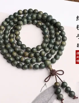 Natural Green Sandalwood 108 Beads Bracelet Multi Wrap Wrist Mala Prayer Beads for Men Women Couples Gifts - Aliexpress - FashionsVida