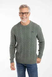 Griffen Mens Cable Knit Jumper