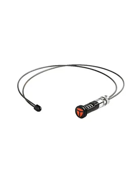 Lucchetto a cavo con combinazione numerica nero - Lenklock - FashionsVida