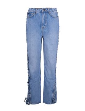 Hydrangea Print Organic Cotton Jeans