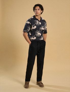 Pantaloni chino jogger - nero