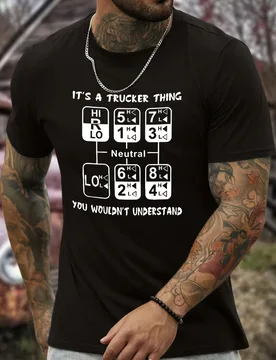 Funny Trucker T-Shirt 100% Cotton O-Neck Short Sleeve Summer Casual Mens T-shirt Streetwear - Aliexpress - FashionsVida