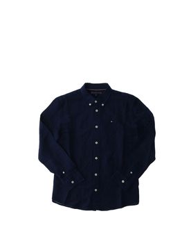 Camicia misto lino BLU NOTTE 16