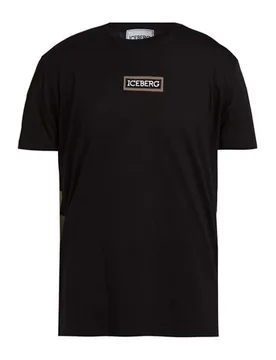 Camiseta Hombre Negro L,M,S,XL Hombre - Iceberg - FashionsVida