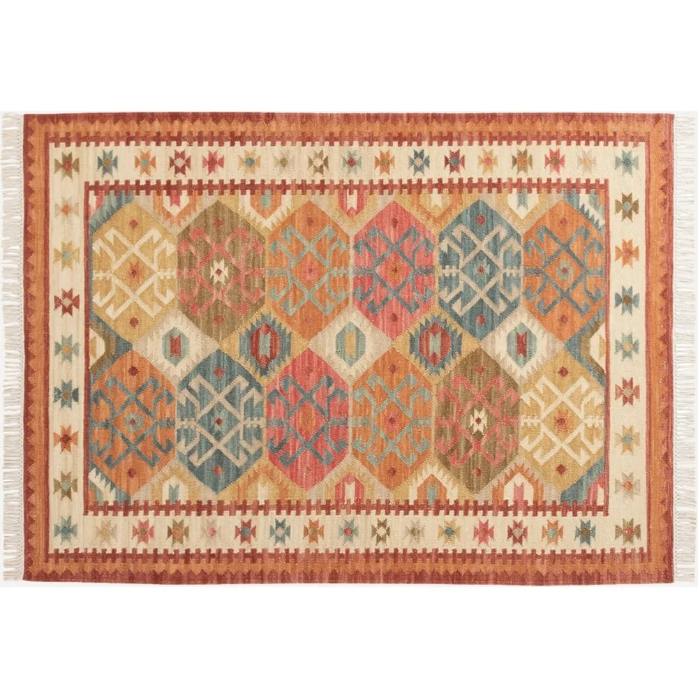 Alfombra Kilim de lana Abakán - El Corte Inglés - FashionsVida