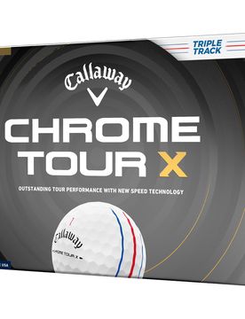 Golfbälle Chrome Tour X Triple Track 2026 - 12er Pack, weiss