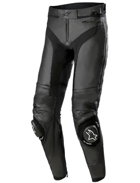Pantaloni Moto In Pelle MISSILE V3 Nero Nero taglia 46 - Alpinestars - FashionsVida