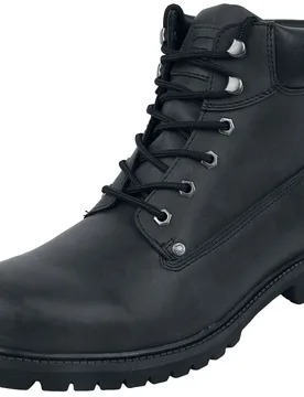 Boot für Männer schwarz "Schwarze Boots mit Schnürung" von - Männer - male - RED by EMP - FashionsVida