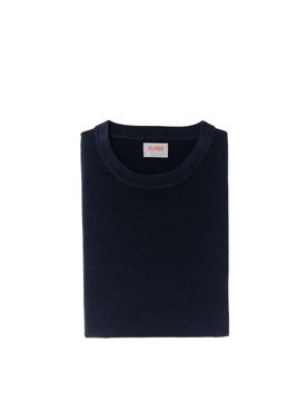 Maglione lana merino BLU NAVY XXL