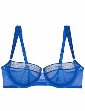 BH mit Bügel PALINA COSMIC HEARTBEAT illumines blue blau 75C damen