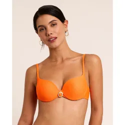 Top de bikini de mujer, moldeador con aro con foam, colección solstice