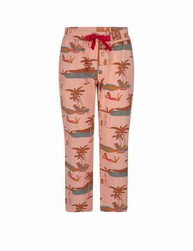 Pyjamahose 7/8 naranja M
