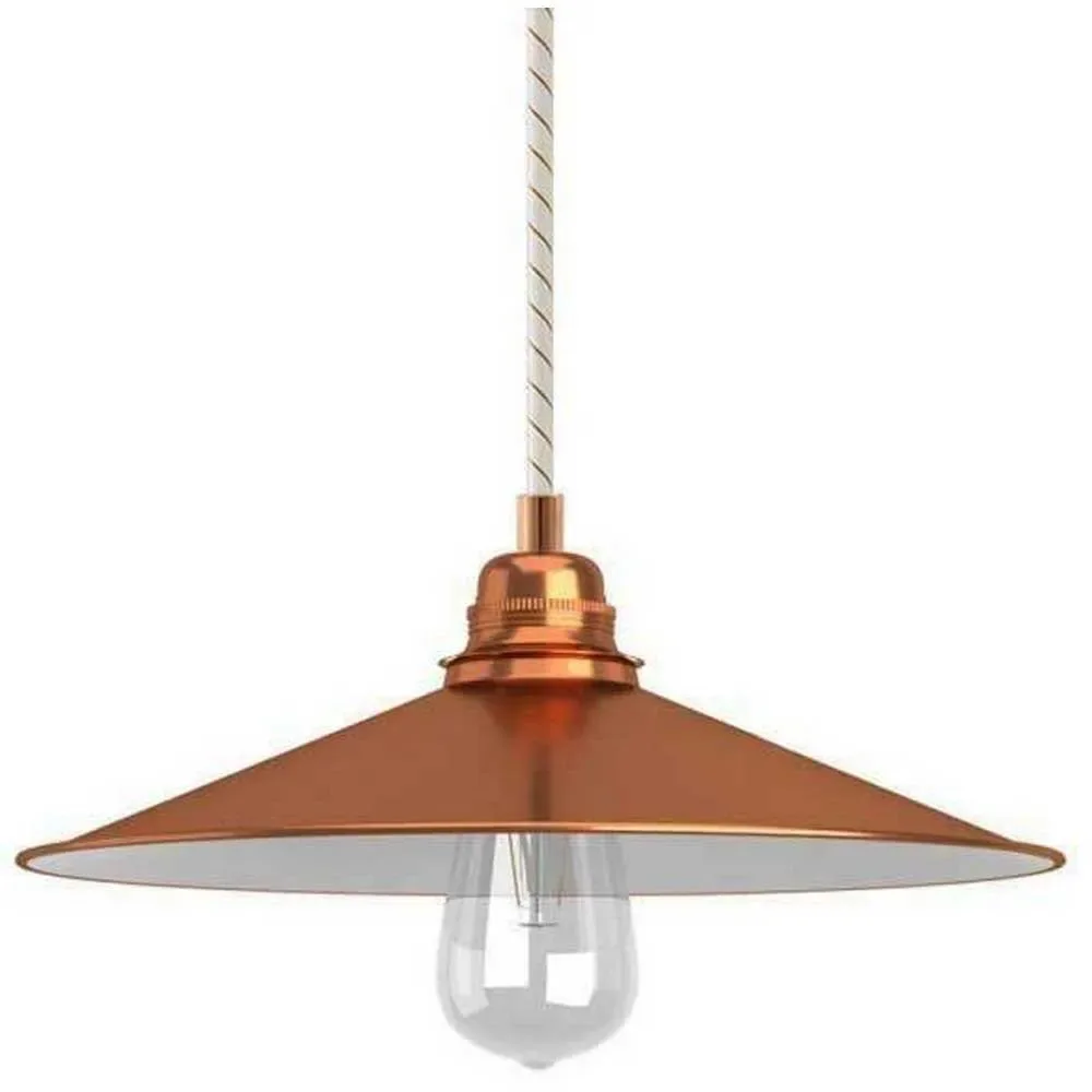 Cables Suspension Luminaire Textile Swing Erm43 1.2 M Copper One Size - Creative - FashionsVida