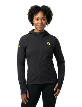 Giacca Rc Run Warm Black / Yellow L