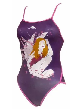 New Fairy Thin Strap Swimsuit Violet 5-6 Years Girls - TURBO - FashionsVida