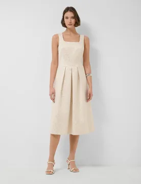 Vestido sisas jacquard floral - Roberto Verino - FashionsVida