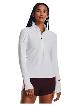 Qualifier Run Half Zip Sweatshirt White / Reflective XS Women - Under armour - FashionsVida