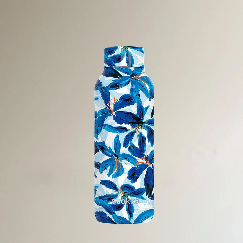 Botella Termo Blue Ibiscus - Quokka - FashionsVida