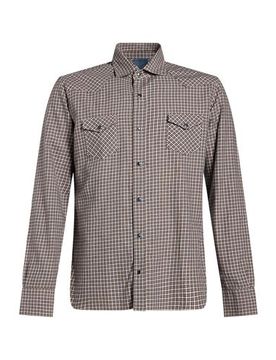 Hemd Herren Hellbraun 38 Herren