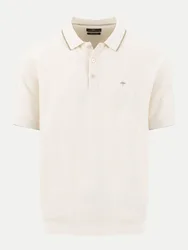 Strickpoloshirt Beige XL