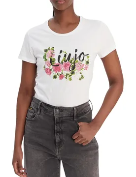 Liu Jo Damen T-Shirt Weiß 506718
