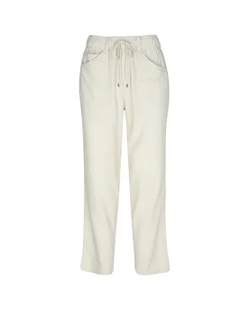 Pantalon coupe jogging crème 44 - S.oliver - FashionsVida