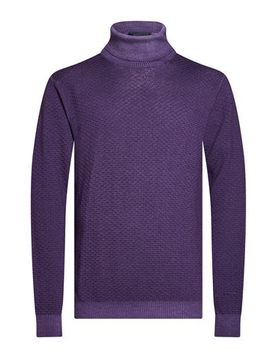Rollkragenpullover Herren Dunkelviolett XL,XXL Herren