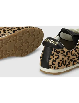 Zapatillas de mujer en piel efecto animal print - Lodi - FashionsVida
