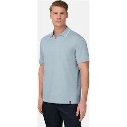 Polo de piqué de alto rendimiento con hilo s-cafè®