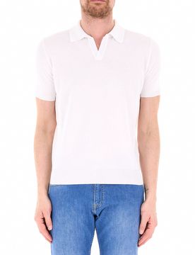 PREMODE Polo in cotone BIANCO 48