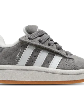 Campus Baby Shoes - Grey - Size 3K - Suede - Grey - Size: 3K - Adidas - FashionsVida
