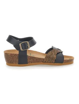 Sandali con Cinturino Neri 22711 38 - BIO UP - FashionsVida