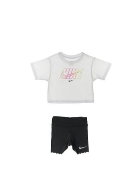 Completo con shorts BIANCO 5-6