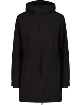 Woman parka fix hood chaqueta softshell mujer Negro (42)