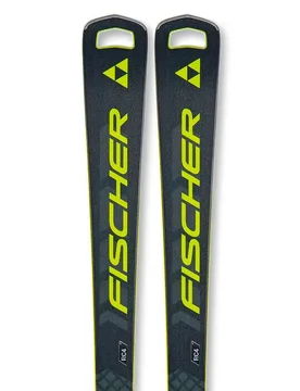 Pack De Skis Alpins Rc4 Wc Sc Mt+rc4 Z12 Pr Yellow / Black 150 Homme - fischer - FashionsVida
