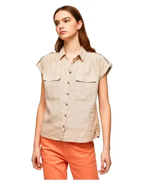 Pepe Jeans Canotta Brenda Stone M - Pepe jeans - FashionsVida