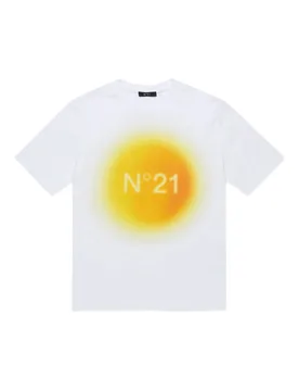 N°21 T-SHIRT M/C LOGO SFUMATO - N°21 - FashionsVida