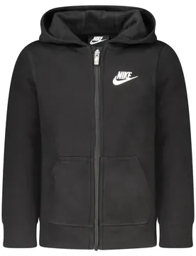 Jungen LANGARM-KAPUZENPULLOVER Schwarz 86F321_NEBLACK