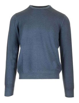 Maglione di lana a collo dell'equipaggio