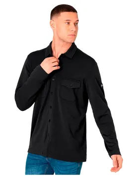 Chemise à Manches Longues Adventure Regular Fit Jet Black 2XL