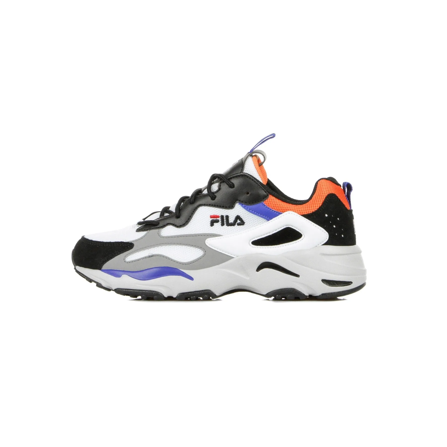 Scarpa Bassa Uomo Ray Tracer Cb White/black/mandarin Orange - Fila - FashionsVida
