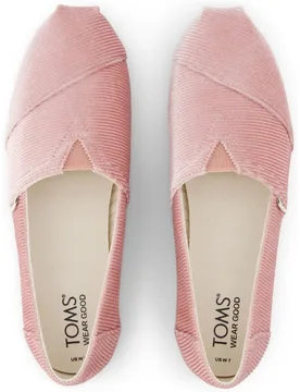 Alpargatas planas de mujer con cloudbound de algodón - TOMS - FashionsVida