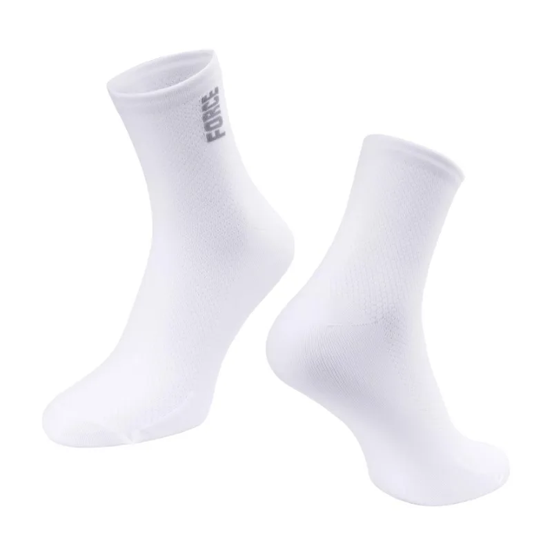 Calzini multisport lunghi COLOR bianco 12 cm - FORCE - FashionsVida
