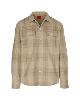 Hugo Overshirt ERNIO beige L - Hugo Boss - FashionsVida