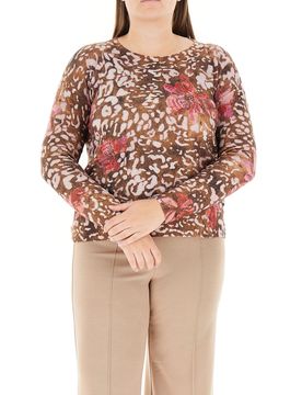 Maglia misto lana MARRONE L