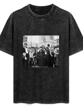 Mother Jones With Striking Workers - 1903 T-Shirt Cool Dry Performance T-Shirt - Aliexpress - FashionsVida