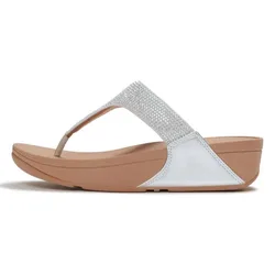 Sandali Lulu Crystal Embellished Toe Post Steeled Silver EU 40